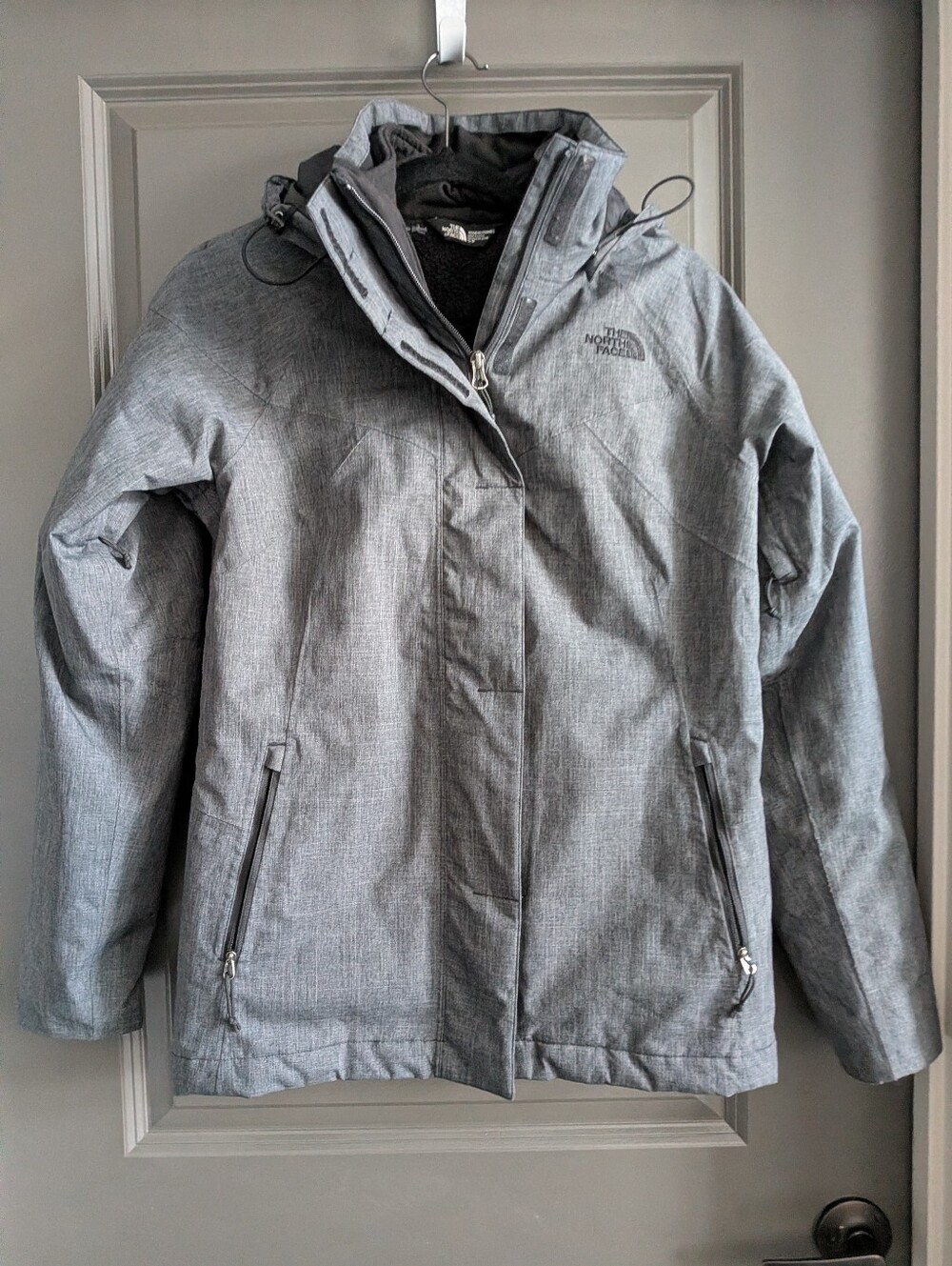 The North Face Women's Kalispell Triclimate Jacket 3 In 1 Small Gray/Black